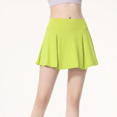Chân váy thể thao màu xanh huỳnh quang chơi tennis, pickle ball, golf, yoga