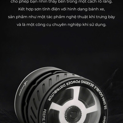 Combo dụng cụ pha espresso Diagonal line Series Feepie