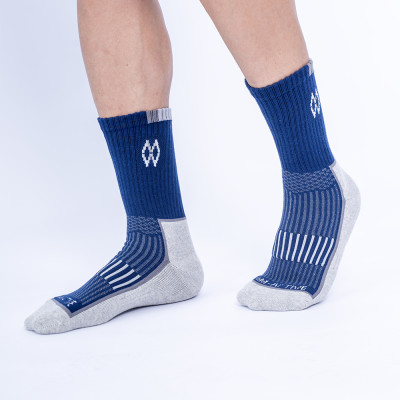 Hộp 3 đôi tất thể thao đá bóng chống trơn trượt, sợi cotton mềm mại thoáng khí MRM Manlywear - CB3TTTCDMM