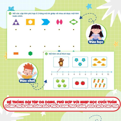 Sách - Phiếu Bài Tập Cuối Tuần Toán Lớp 1 - Megabook