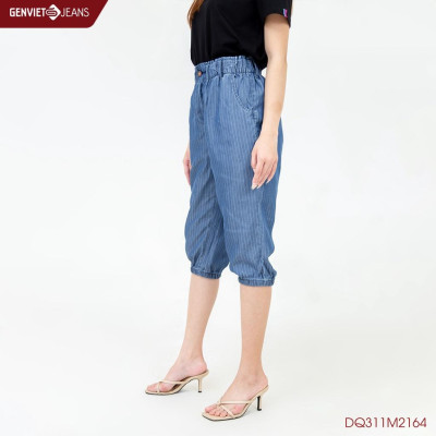 Quần Ngố Nữ Jogger GENVIET DQ311M2164