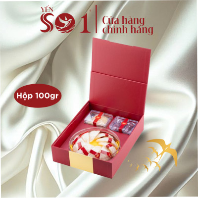 [Hộp 100gram] Yến Số 1 Thượng Phẩm Toàn Sợi, Yến Tươi Tinh Chế, Yến 100%