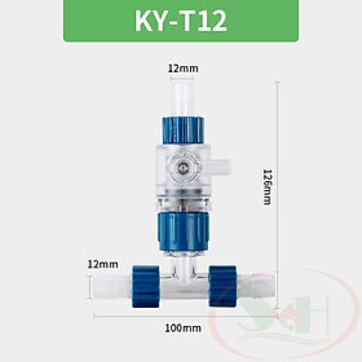 Van khóa Marine Three Way Water Changer chia ống T thay nước bể cá tép thủy sinh