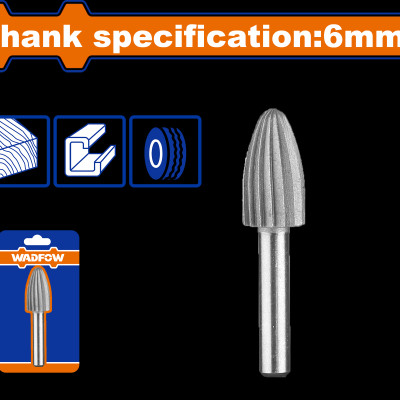 MŨI MÀI HỢP KIM THÂN 6MM, ĐẦU MM WADFOW - HÀNG CHÍNH HÃNG