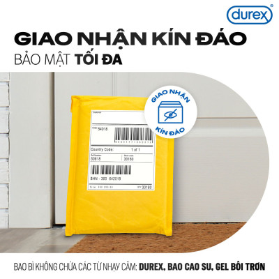 [Mới] Bao cao su Durex 001 Siêu Mỏng, Hộp 3 Bao Mới Ra Mắt