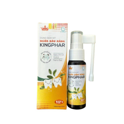 Chai xịt sâu răng Kingphar, chai 30ml, chiết xuất thảo dược