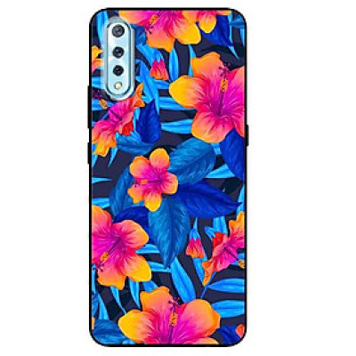 Ốp lưng in cho Vivo S1 Mẫu Hoa Lá Xanh