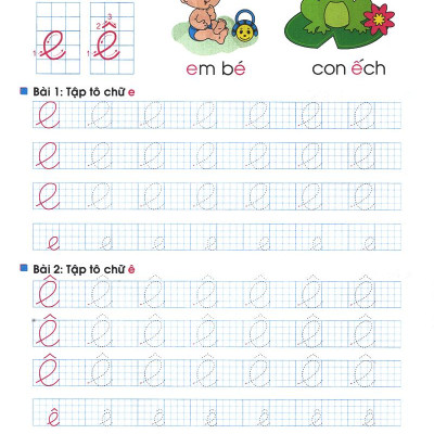 Tủ Sách Bé Vào Lớp Một - Tập Tô Chữ Mẫu Giáo