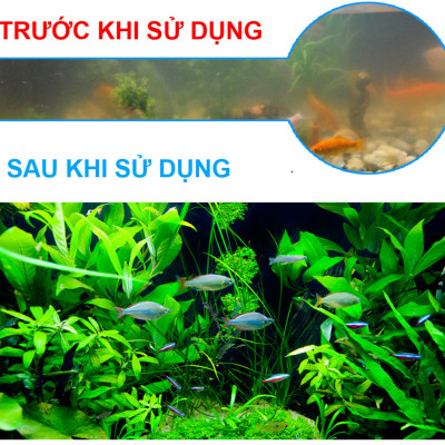 6 Bông Lọc Bể Cá Hoàng Nam Trắng 60x13cm - Vật Liệu Lọc Nước Hồ Cá Cao Cấp
