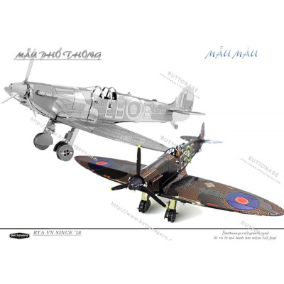 Mô Hình Lắp Ráp 3d Máy Bay Supermarine Spitfire