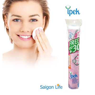 Combo 3 Bông Tẩy Trang IPEK 130 Miếng (Thổ Nhĩ Kì)