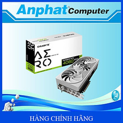 Card màn hình VGA Gigabyte GeForce RTX 4080 SUPER AERO OC 16G (N408SAero OC-16GD) - Hàng Chính Hãng
