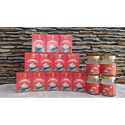 Yến Chưng Đường Phèn hộp 1, yến chưng sẵn nguyên chất giúp tăng cường sức đề kháng, tốt cho tim mạch, hễ miễn dịch và hệ tiêu hóa