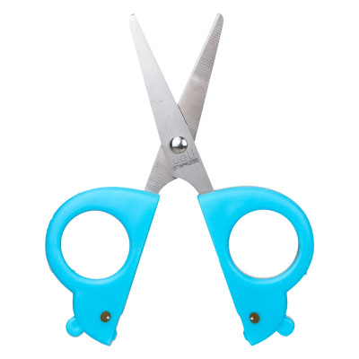 Kéo Thủ Công Học Sinh 128Mm Deli ,Hồng/Xanh - 1 Chiếc - E6032