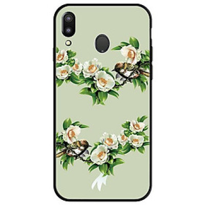 Ốp lưng dành cho điện thoại Samsung Galaxy M20 - 2 Chú Chim Hoa Cúc