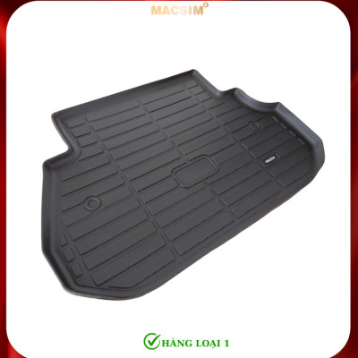 Thảm lót cốp xe ô tô Ford Everest 2008-2015 nhãn hiệu Macsim chất liệu TPE cao cấp màu đen
