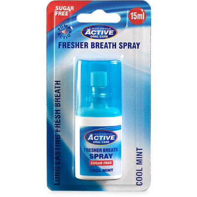 Xịt thơm miệng Beauty Formulas Fresher Breath Spray 15ml - hương bạc hà 