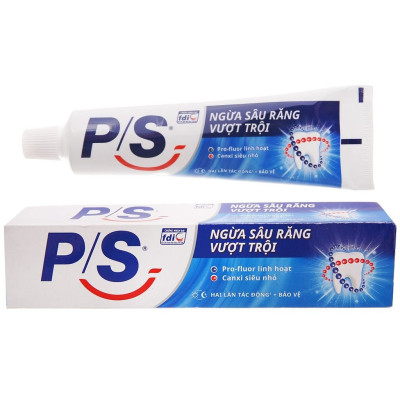 Combo 2 Kem Đánh Răng P/S Ngừa Sâu Răng Vượt Trội 230G