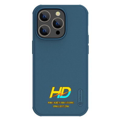 Ốp Lưng Dạng Sần Chống Sốc Dành Cho iPhone 14/ 14 Pro/ 14 Plus (14 Max) / 14 Pro Max Chính Hãng Nillkin SUPER FROSTED SHIELD PRO - Hàng Chính Hãng