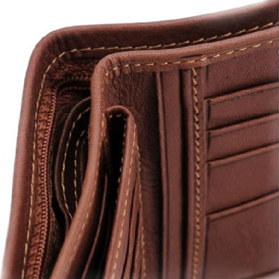 Ví nam da bò sọc ngang nhiều màu Huy Hoàng HT2131-32-33