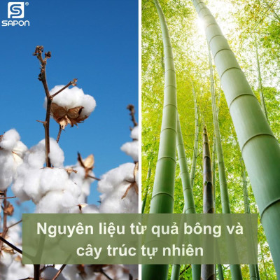 [Lố 6 túi ] Tăm bông vệ sinh người lớn NOVA thân trúc [TB01-515] trúc 200 que