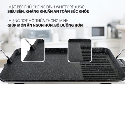 Bếp Nướng Điện Sunhouse SHD4607 - Hàng Chính Hãng