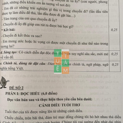 Sách - Hướng dẫn làm bài kiểm tra định kì, đề giao lưu học sinh giỏi Ngữ Văn lớp 6