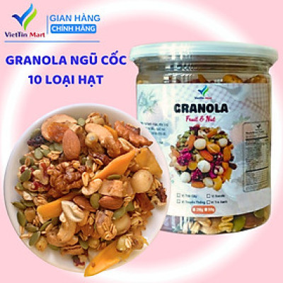 GRANOLA Ngũ Cốc Mix 10 Loại Hạt Viettin Mart 250G