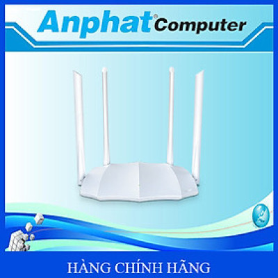 Router Wifi Chuẩn AC1200 Tenda AC5 V3 Trắng - Hàng chính hãng