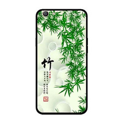 Ốp Lưng in cho Oppo F3 mẫu Tranh Nền Tre - Hàng Chính Hãng
