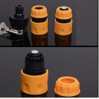 Bộ dây vòi xịt nước rửa xe, tưới cây . tăng áp 3 lần, loại 7m, 10m 206701 đầu đồng, cút, nối đen