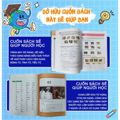 Sách - Tiếng Hàn Tổng Hợp Dành Cho Người Việt Nam - Cao Cấp 6 - Sách Bài Học - Bản Màu - MCBooks