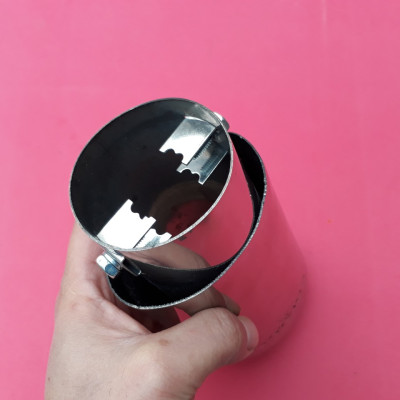 Chụp đuôi bẹp cho pô ống xả ô tô 7 chỗ (Đường kính lắp 6.5 cm)