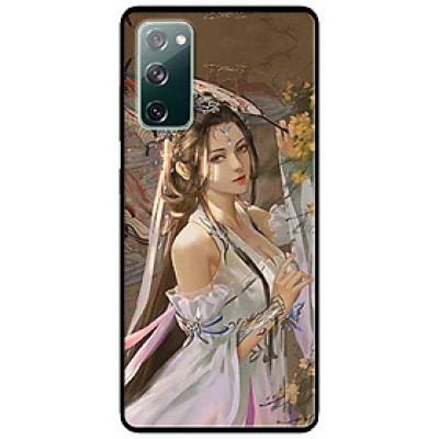 Ốp lưng dành cho Samsung A90 - Samsung S20 FE mẫu Cô Gái Cầm Quạt