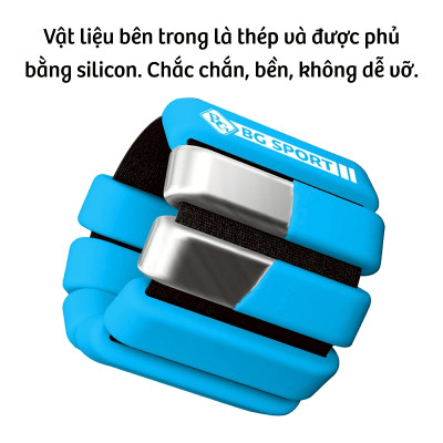 Tạ Đeo AW- 1203 (1 cặp) Tay Tạ Chân Túi Cát Đeo Cổ Tay Mắt Cá chân Chất Liệu Bột Sắt Mịn Hỗ Trợ Tập Gym