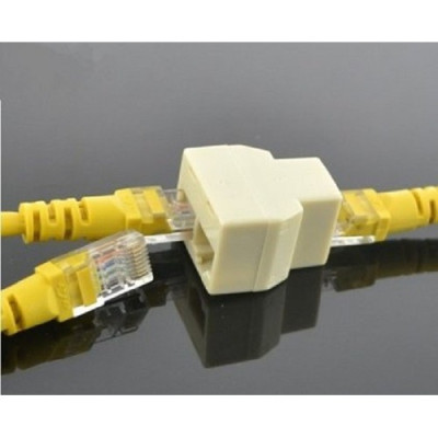 Combo 5 cái đầu nối mạng LAN RJ45 từ 1 ra 2 - Chia mạng RJ45 1 RA 2 - Hàng chính hãng