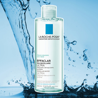 Nước Làm Sạch Sâu Và Tẩy Trang La Roche-Posay Dành Cho Da Dầu Nhạy Cảm 400ml