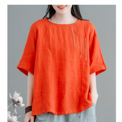 Áo kiểu nữ form rộng fullsize M đến 2XL, áo đũi nữ thêu hoa họa tiết dễ mix đồ Haint Boutique ALe17