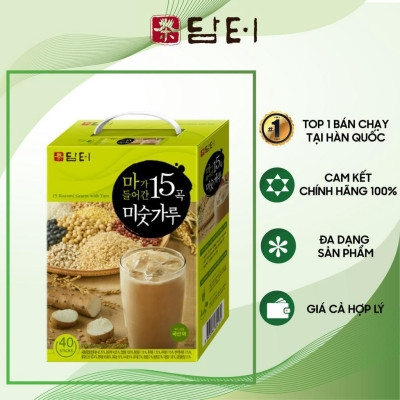 Bột Ngũ Cốc 15 Loại Hạt Damtuh Hàn Quốc - Hộp 40 Gói