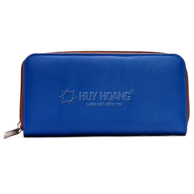  Bóp nữ Huy Hoàng cao cấp 1 khóa màu cam, hồng, xanh dương, vàng HT3145-46-47-57