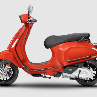 Xe Tay Ga Vespa Sprint S 150 Màu Cam Orange Tomantro
