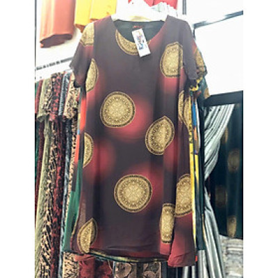 Đầm Suông  Voan 2 lớp  BIG SIZE cao cấp (Từ 55kg đến 70kg)Số 3