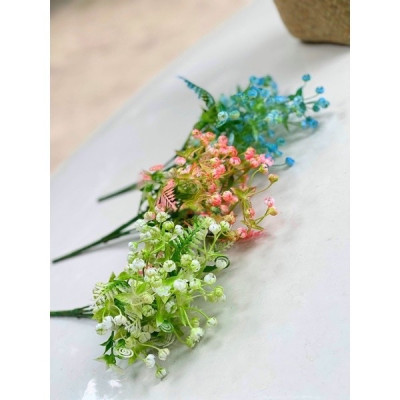 Cụm điểm bi, dài 20cm.Dùng để cắm lọ để bàn, trang trí tường cây giả. Decor nhà cửa, văn phòng