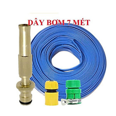 Vòi Xịt️Evoucher Bộ dây vòi xịt nước rửa xe, tưới cây , tăng áp 3 lần, loại 7m, 10m 206587 cút sập,+ khăn phượt