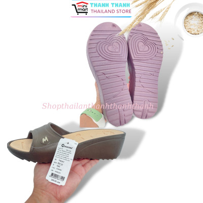 Dép Nhựa đúc đế bằng, siêu nhẹ, siêu bền MOSSONO Thái Lan YW 542 - CA3W