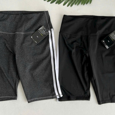 Quần lỡ nữ ôm body đa năng phối sọc