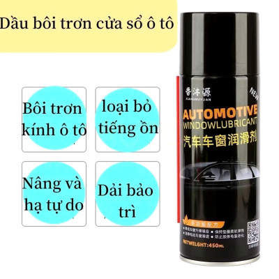 Silicon Spray [AUTOMOTM] 450ml – Xịt Dưỡng Gioăng Cao Su Ô Tô, Chống Kẹt Cửa Kính