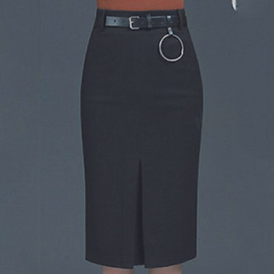 Chân váy bút chì ly chìm thân trước tạo cảm giác huyền bí form chuẩn tôn dáng chất liệu vải nhập co giãn tốt