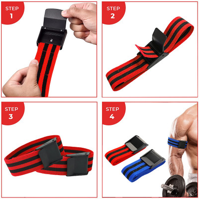 Dây Đai Hạn Chế Lưu Lượng Máu Tập Gym AOLIKES 7960 - Hỗ Trợ Tăng Cơ tay, Siết Cơ Khi Tập Luyện