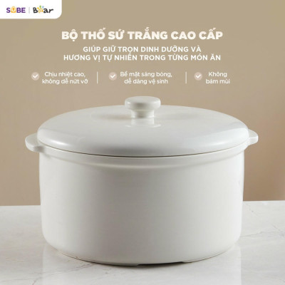 Nồi nấu chậm Bear 2.5L SC-5H25M34 hàng chính hãng